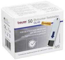 Beurer Blutzucker Teststreifen GL 40 (50 Stück) günstig kaufen