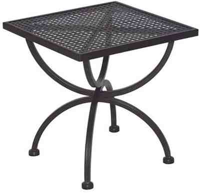 Beistelltisch Gartentisch Metalltisch Gartenmöbel Tisch ROMEO 50x50cm von MBM 