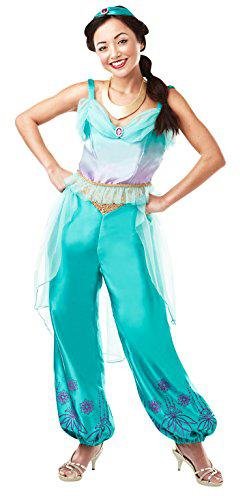 Aladdin Jasmin Prinzessin Outfits Damen Karneval Fasching Anzug Cosplay Kostüm 