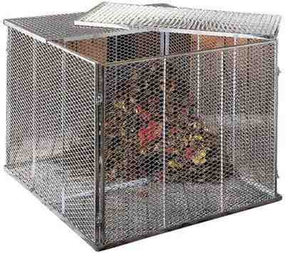 Brista Deckel oder Boden für Streckmetall Komposter verzinkt 800x800 mm 