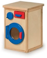 Casdon Little Helper elektrische Waschmaschine Inklusive Wäschekorb & Pulver 