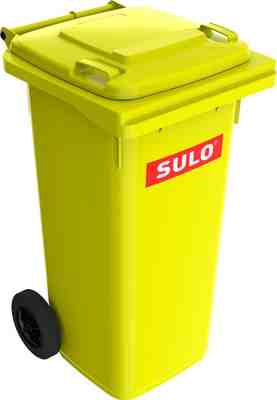 Müllbehälter 120 L NEU gelb Tonne SULO Abfalltonne Mülltonne 