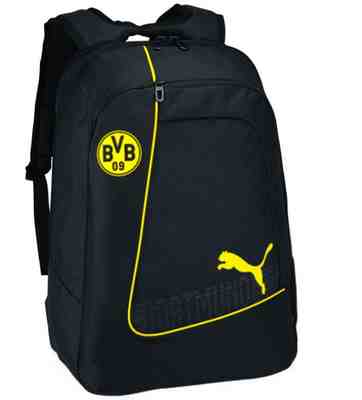 Backpack BVB 09 Borussia Dortmund Rucksack schwarzgelb plus Lesezeichen I lov 