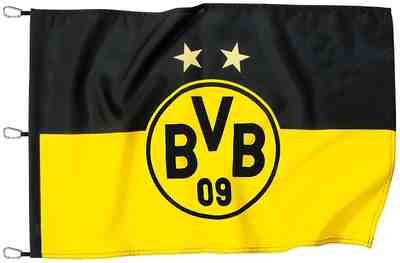 BVB Borussia Dortmund Hissfahne Fahne Flagge " 200 x 100 cm Hochformat 