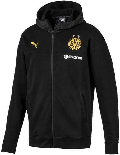 Borussia Dortmund Unisex Bvb-kapuzensweatjacke Leistungstr/äger Kapuzensweatjacke
