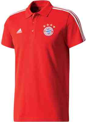 FC Bayern München Poloshirt Logo rot 