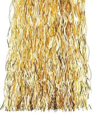 Fadenvorhang bunt metallic Lametta Vorhang mehrfarbig 240 x 91cm Lametta Türdeko 