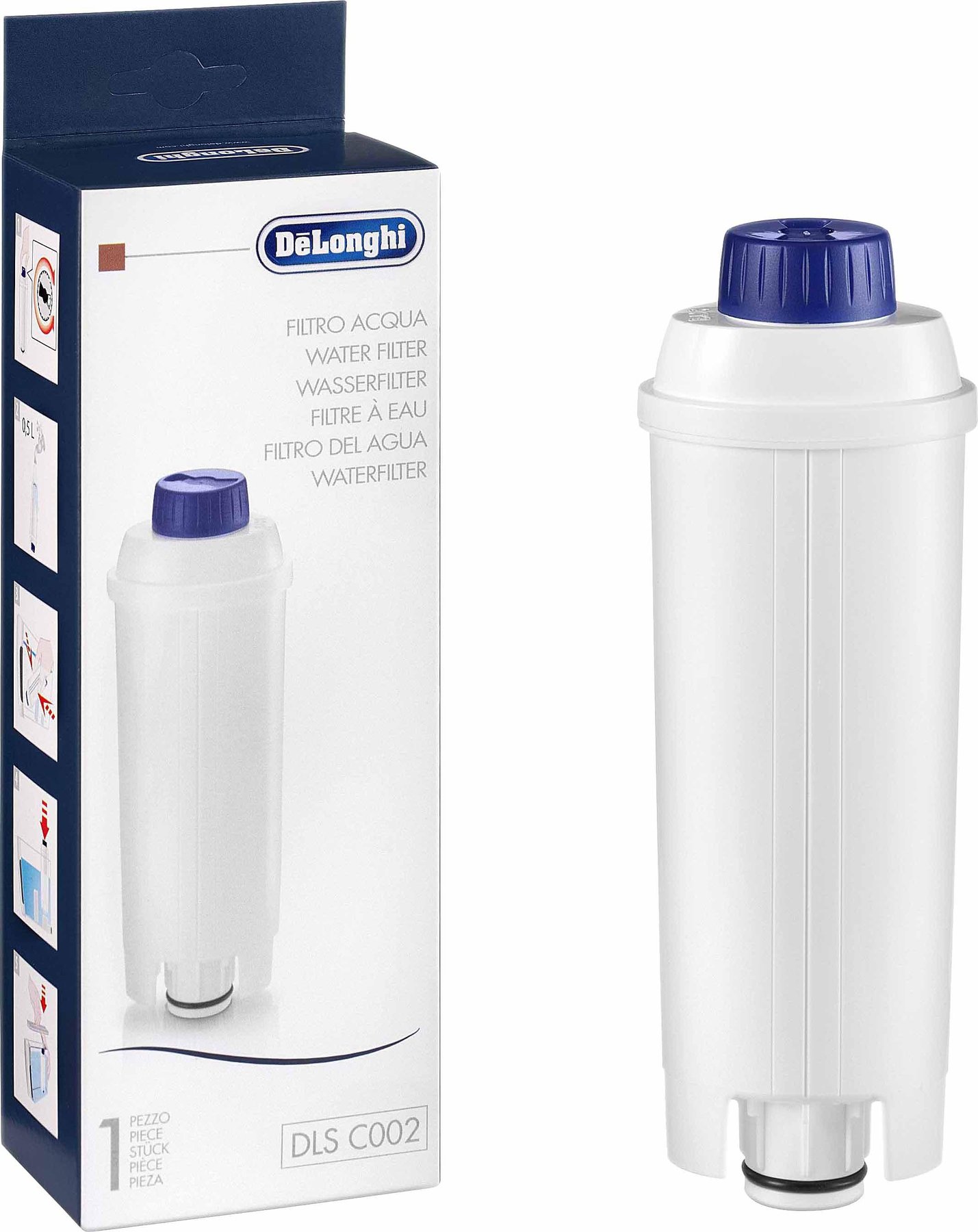 10 Stück Filterpatronen Wasserfilter Filter für DeLonghi Eletta