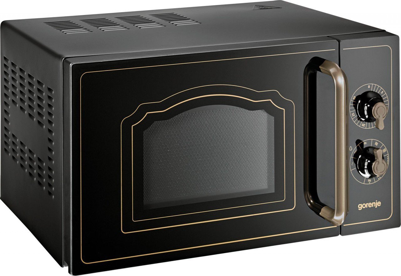 700 W Classico Collection matt-schwarz Gorenje MO 4250 CLB Stand-Mikrowelle mit Grillfunktion Garraum 20 L 