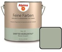 Alpina Farben Farbrezepte Wandfarben Elbkiesel Grau 6 5 Liter Gunstig