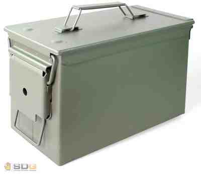 US Munitionskiste Munikiste Kunststoff oliv Ammo Box Transportkiste Kal 30 50 AB 