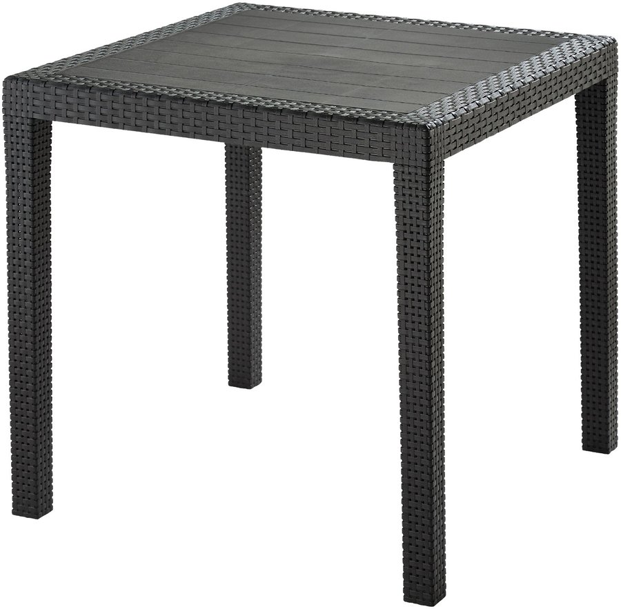 Gartentisch Terrassentisch Esstisch Lounge Tisch Aluminium Kunststoffrattan NEU