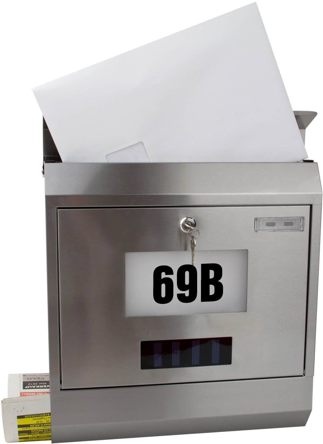 Briefkasten mit Zeitungsfach Brief Box Petrol Post Postkasten Letter Trendfarbe 