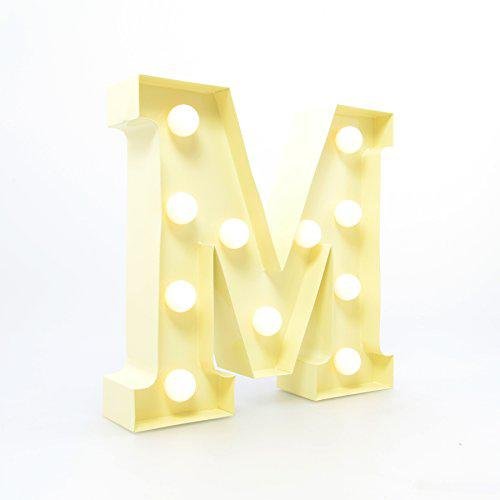 Deko-Buchstaben mit LED-Leuchten & DIY Vorlage Beleuchtung für Hausdekoration LED Buchstaben LED Buchstaben Alphabets A-Z