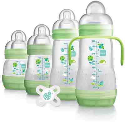 mitwachsende Baby Erstausstattung mi MAM Easy Start Anti-Colic Babyflaschen Set 