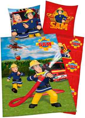 Feuerwehrmann Sam Bettwäsche Kinderbettwäsche  ** Sam und Freunde ** 038 