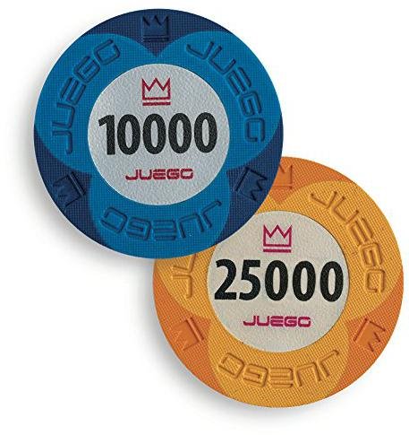 Pokerkoffer 50 Poker-Chips Wert 500 lila Laserchip 12g Metallkern Jetons Coin f 