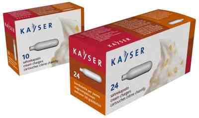 Sahnepatronen pro Packung Cream Capsules Kayser Sahnekapseln 50 Stk 