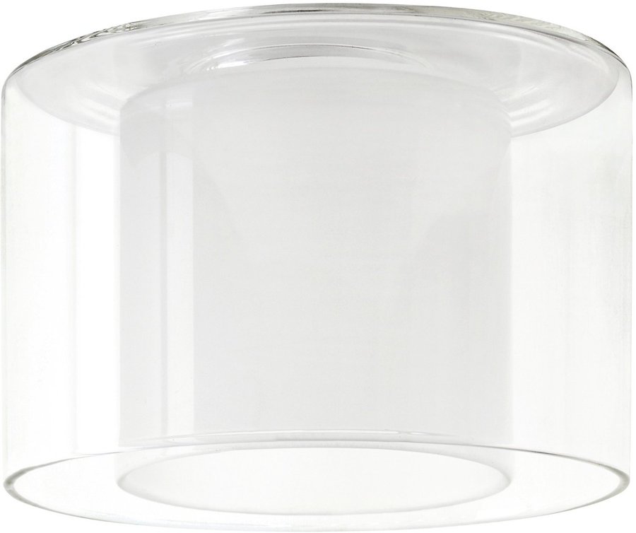 Lampenschirm Ersatzglas Glasschirm Tulpe Satiniert Klar ø5,5 cm Höhe 11,5 cm 