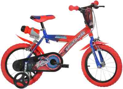 14 Zoll Unisex Kinderfahrrad Stützräder Jungen Mädchen Fahrrad ab 3-6 Jahre DHL 