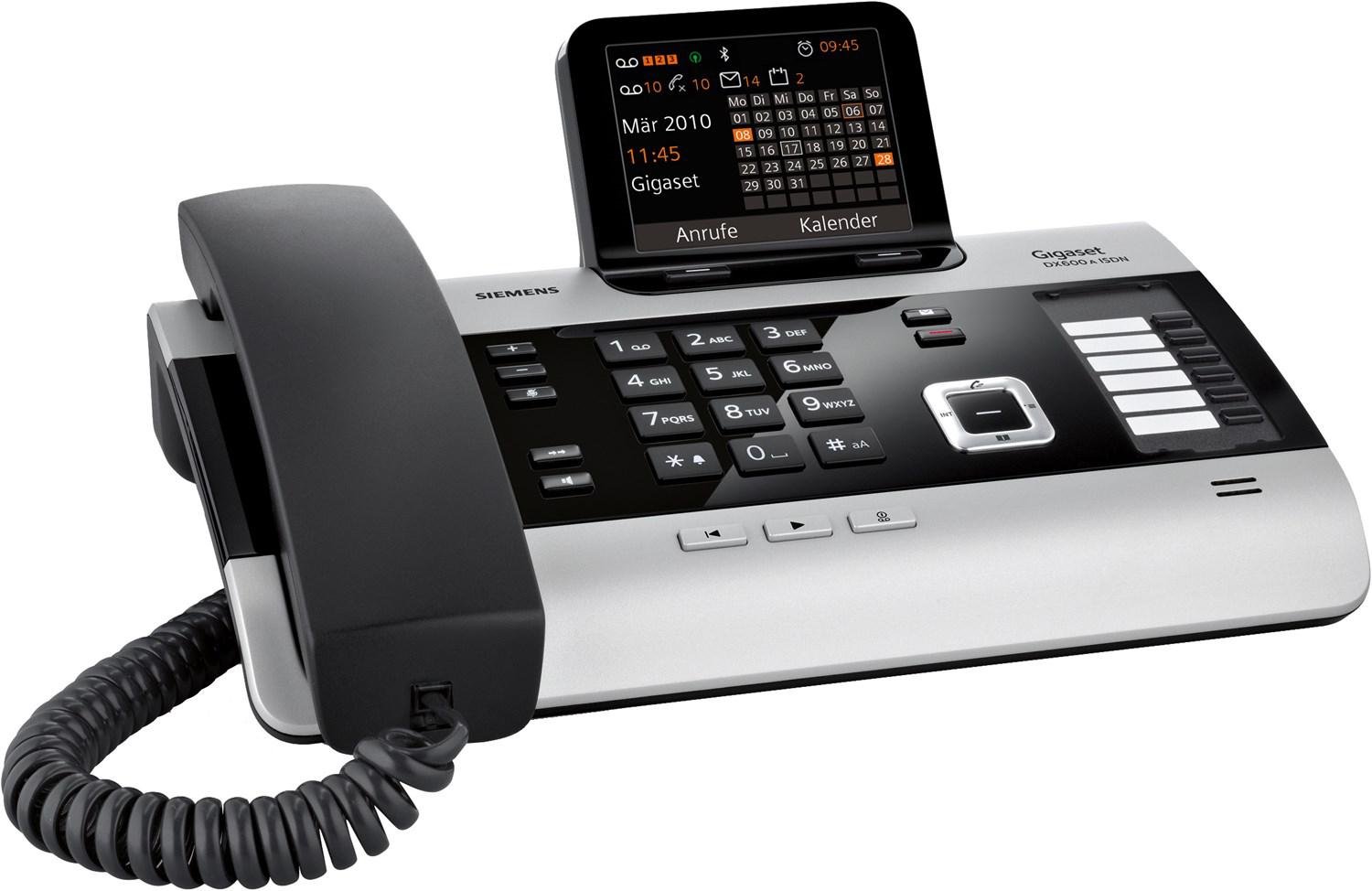 Siemens Gigaset DX600A mit 2 x C610H Mobilteil ISDN Anrufbeantworter