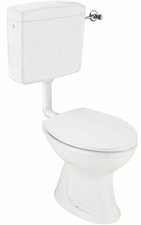 Stand-WC Toilette WC Bodenstehend Mit Spülkasten Keramik Komplett Set NEU 