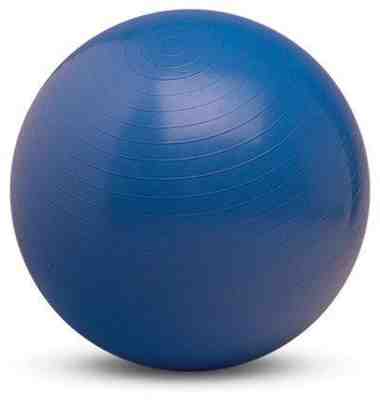 ø 85 cm blau Sitzball Power Pump PEZZI Gymnastikball Set inkl 