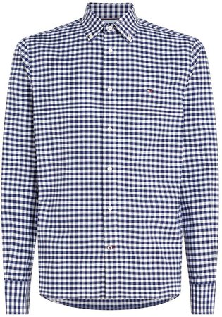 Tommy Hilfiger Classics Gingham Regular Fit Oxford Shirt dark navy/optic white